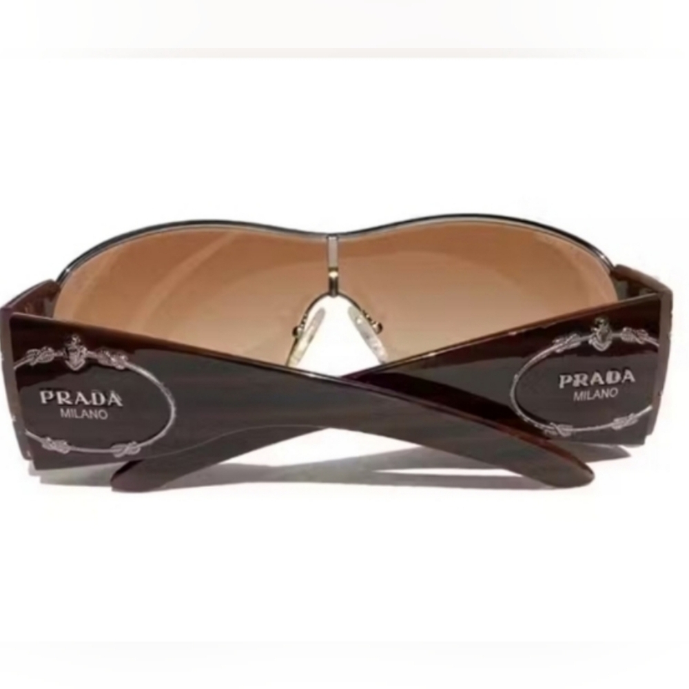 Prada Sheild / Mask Sunglasses ( Vintage ) SPR 581 - Picture 5 of 10
